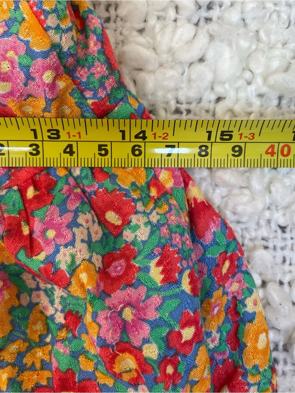 Rip Curl Red Floral Sundress Youth Size 10/S - Picture 7 of 7